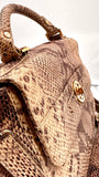TORY BURCH Robinson Snakeskin Shoulder Bag (PREOWNED)