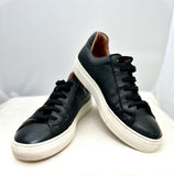 HUGO BOSS LEATHER SNEAKERS SHOES Size 37 (PREOWNED)