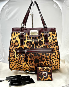 DOLCE & GABBANA TOTE BAG LEOPARD PRINT (PREOWNED)