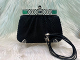 Judith Leiber Black Top Clutch (PREOWNED)