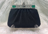 Judith Leiber Black Top Clutch (PREOWNED)