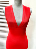 BCBG MAXAZRIA RED DRESS (PREOWNED)