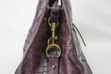 Bottega Veneta burgundy Crocodile Handbag (PREOWNED)