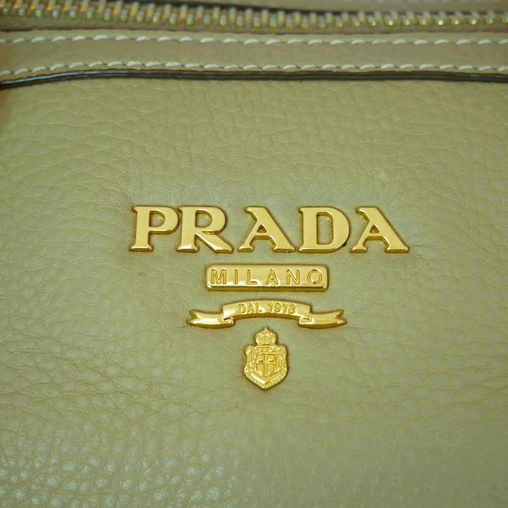 Prada Tan Leather Bag PREOWNED Majolie Designs