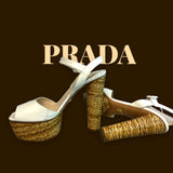 PRADA Platform Heels (PREOWNED)