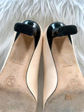 Chanel Leather Beige and Black Shoes / size 38 (PREOWNED)