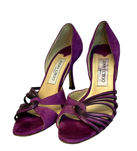 Jimmy Choo Purple Heels (PREOWNED)